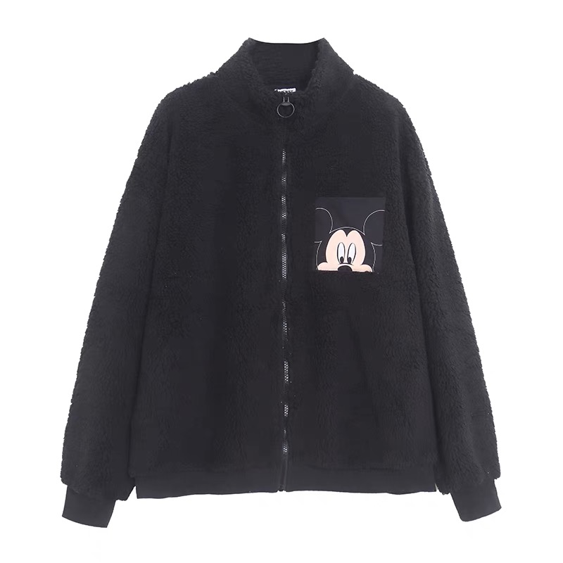 เสื้อกันหนาว บุนวมอุ่น Mickey fleece jacket แจ็คดก็ตกันหนาว ผ้า Freeze mickey มิคกี้ สีเทา Sweatshirt Disney เสื้อMICKEY christmas Minnie สีขาว Winnie the pooh แขนยาว สีครีม ลายการ์ตูน DISNEYงานสวย มากคะ สำเนา แดง