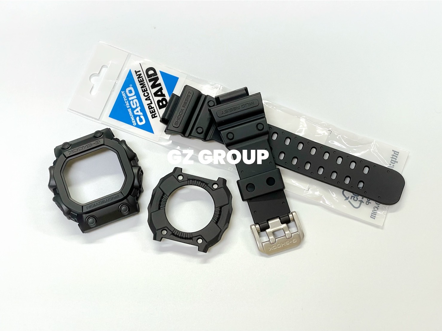 CASIO GENUINE FACTORY CASIO REPLACEMENT อะไหล่นาฬิกา G-SHOCK พร้อมส่ง รุ่น GXW-56BB-1/GX-56BB-1 กรอบสายสีดำ