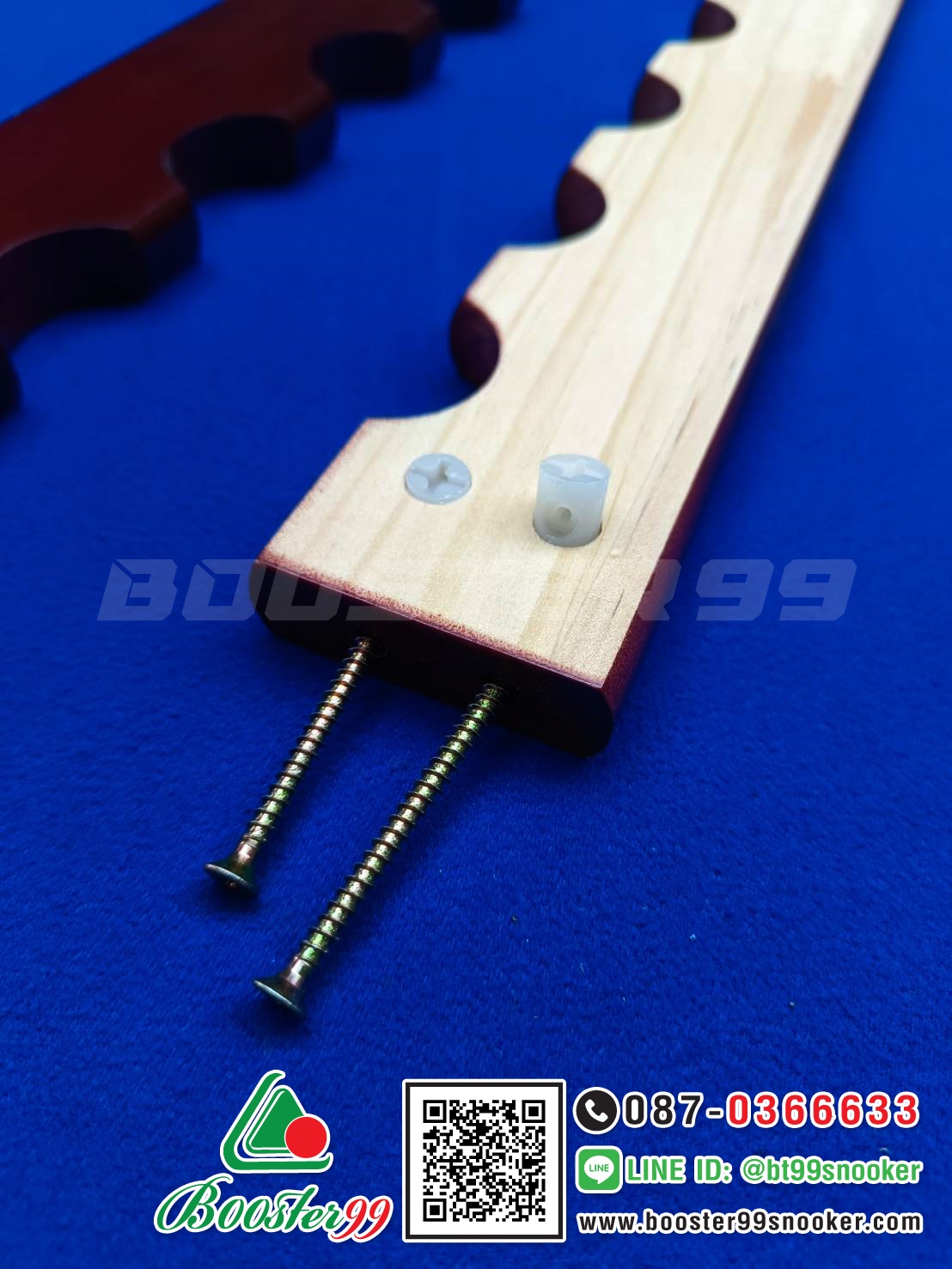 ที่วางไม้คิว ตั้งพื้่น 12ด้าม ทรงยาว ไม้ (1อัน)(TN06)