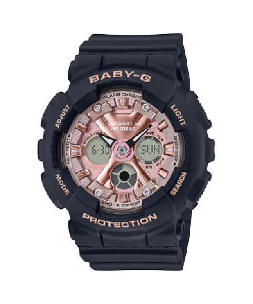 CASIO BABY-G นาฬิกาข้อมือ นาฬิกากันน้ำ นาฬิกาของแท้ ประกันศูนย์ CMG 1 ปี รุ่น BA-130-1A4 นาฬิกาสีดำ
