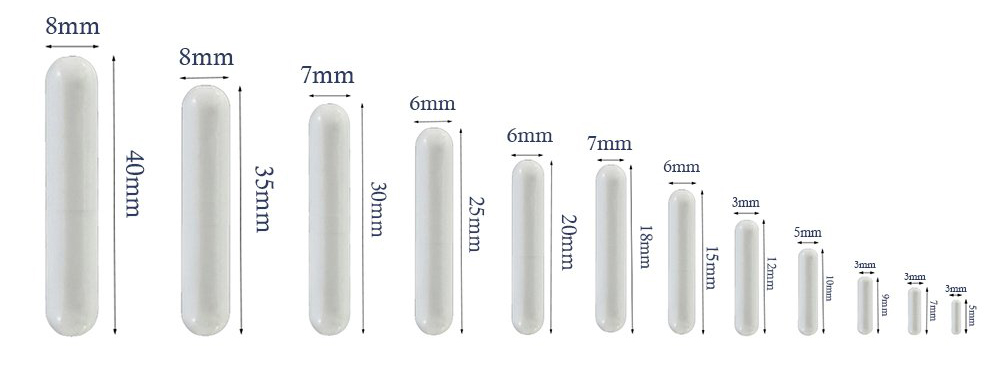 Magnetic Stirring Bar แท่งแม่เหล็กกวนสาร แท่งดูดแม่เหล็ก