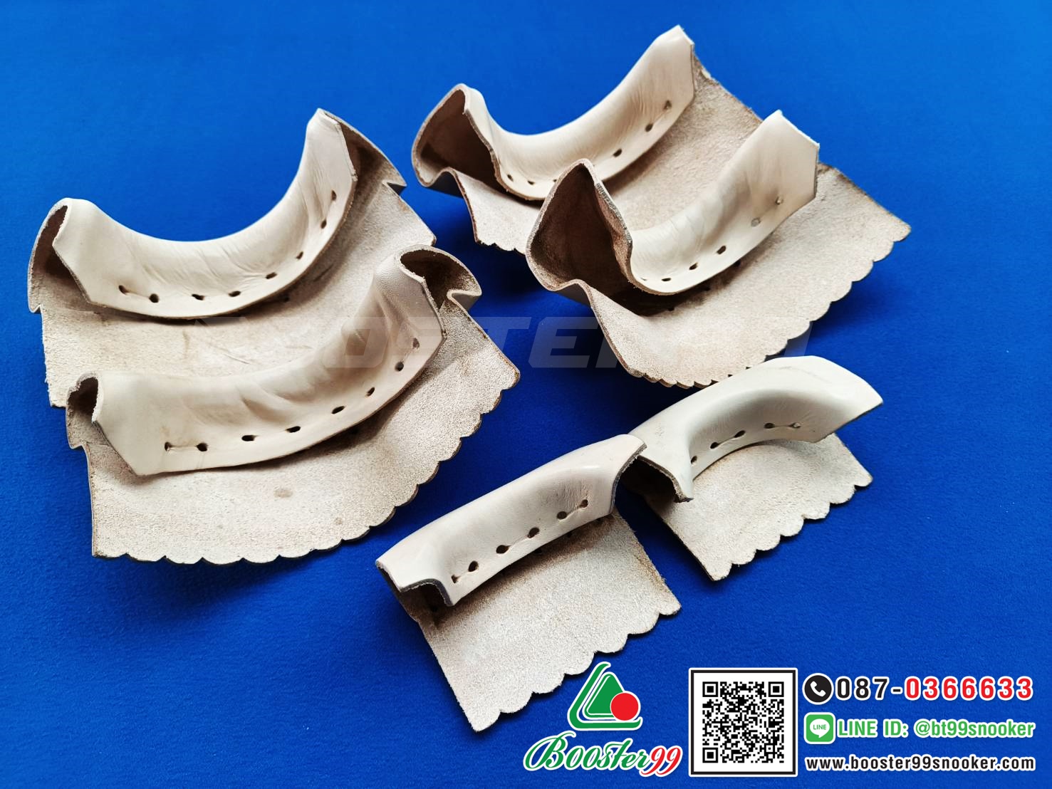 หนังหุ้ม โค้งหลุม ทรงใหญ่ F3 รุ่น บาง ตราไรเล่ย์ RILEY (1ชุด/6ชิ้น)