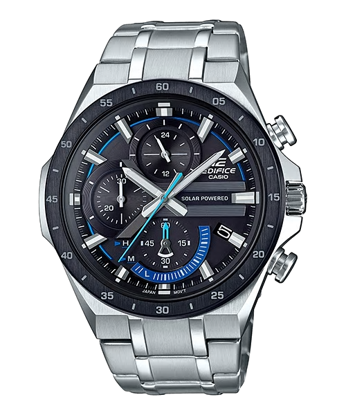 CASIO EDIFICE นาฬิกาข้อมือ นาฬิกากันน้ำ นาฬิกาของแท้ ประกันศูนย์ CMG 1 ปี รุ่น EQS-920DB-1B นาฬิกาสีเงิน