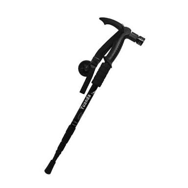 ไม้เท้าอลูมิเนียม ปรับระดับได้ พร้อมไฟฉายในตัว