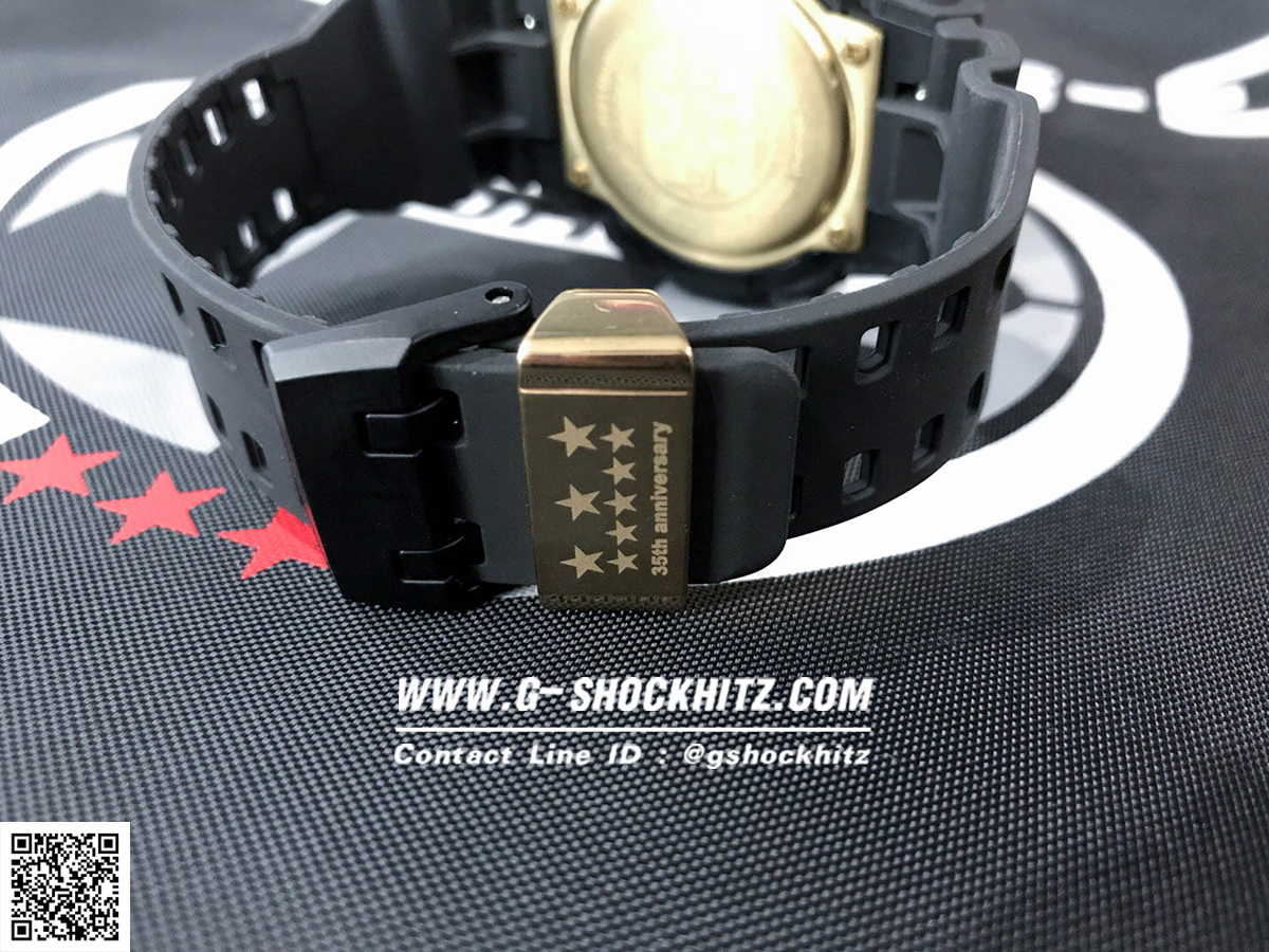 CASIO MID YEAR SALE G-SHOCK พร้อมส่ง นาฬิกาข้อมือ นาฬิกากันน้ำ นาฬิกาของแท้ ประกันศูนย์ CMG 1 ปี รุ่น GA-735A-1A นาฬิกาสีดำ