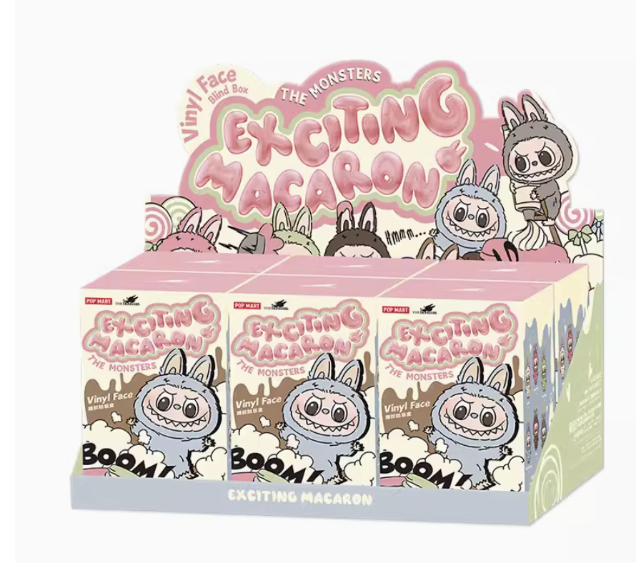 POP MART กล่องสุ่มLABUBU MACARON POP MART Macaron