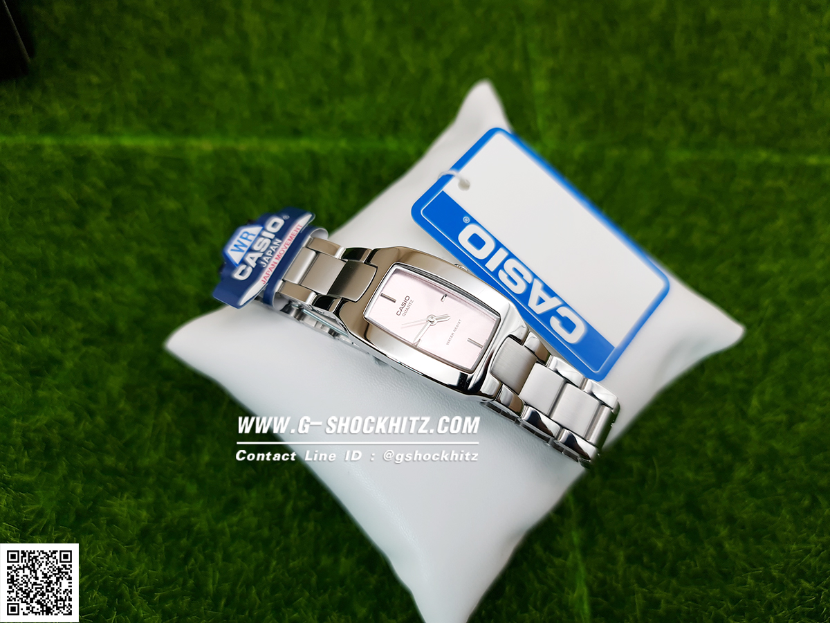 CASIO MID YEAR SALE นาฬิกาคาสิโอ พร้อมส่ง นาฬิกาข้อมือ นาฬิกากันน้ำ นาฬิกาของแท้ BTS ประกันศูนย์ CMG 1 ปี รุ่น LTP-1165A-4C นาฬิกาสีเงิน