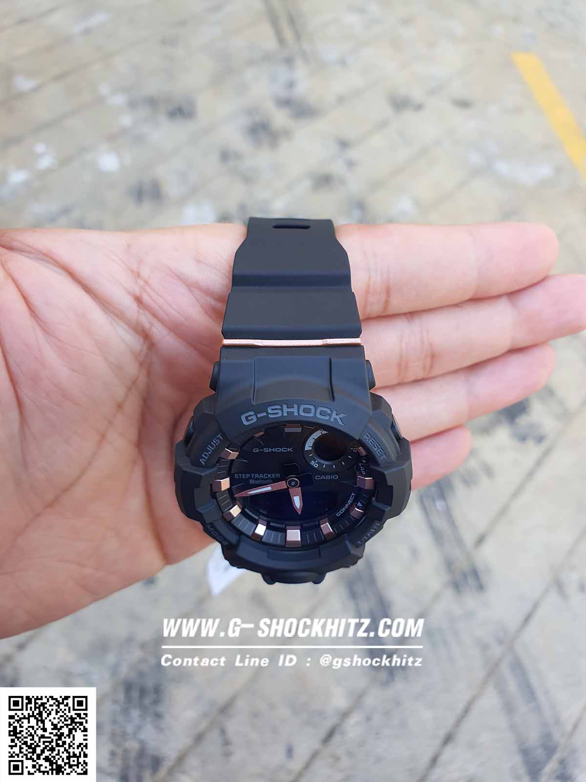 CASIO G-SHOCK นาฬิกาข้อมือ นาฬิกากันน้ำ นาฬิกาของแท้ ประกันศูนย์ CMG 1 ปี รุ่น GMA-B800-1A นาฬิกาสีดำ