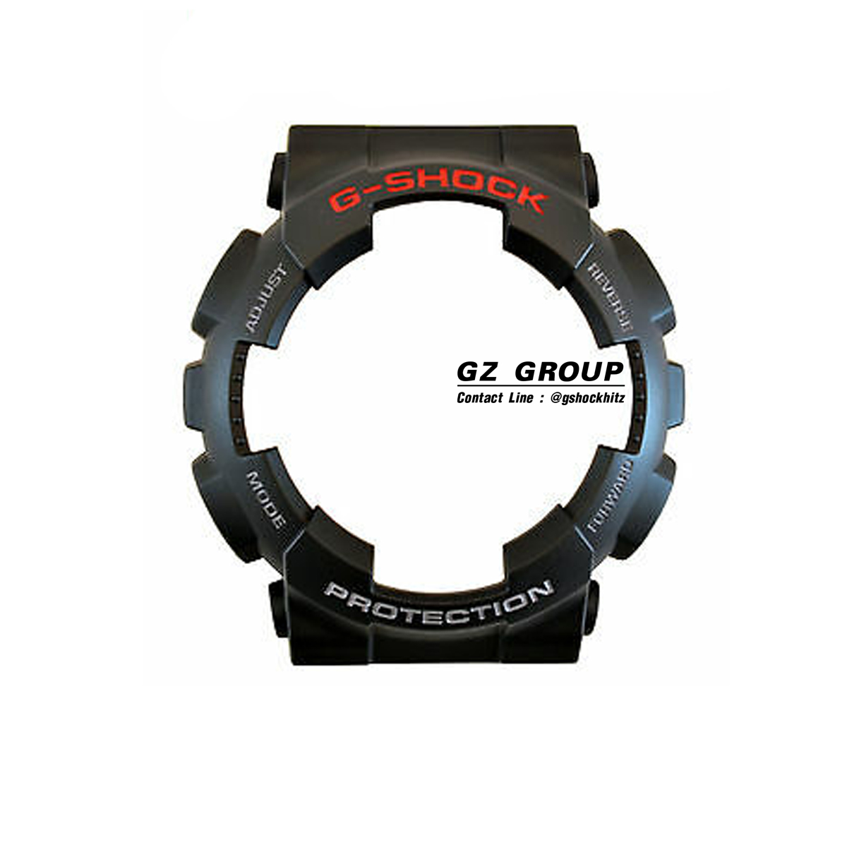 CASIO GENUINE FACTORY CASIO REPLACEMENT อะไหล่นาฬิกา G-SHOCK พร้อมส่ง รุ่น GA-110-1A กรอบสายสีดำ