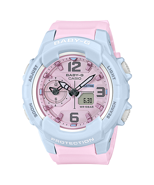 CASIO BABY-G นาฬิกาข้อมือ นาฬิกากันน้ำ นาฬิกาของแท้ ประกันศูนย์ CMG 1 ปี รุ่น BGA-230PC-2B นาฬิกาสีชมพู
