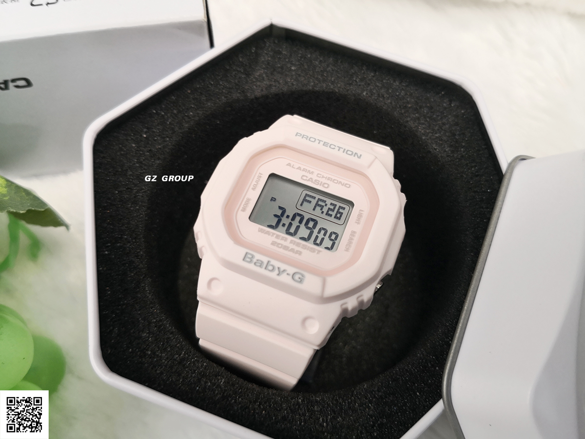 CASIO BABY-G นาฬิกาข้อมือ นาฬิกากันน้ำ นาฬิกาของแท้ ประกันศูนย์ CMG 1 ปี รุ่น BGD-560-4 นาฬิกาสีชมพู
