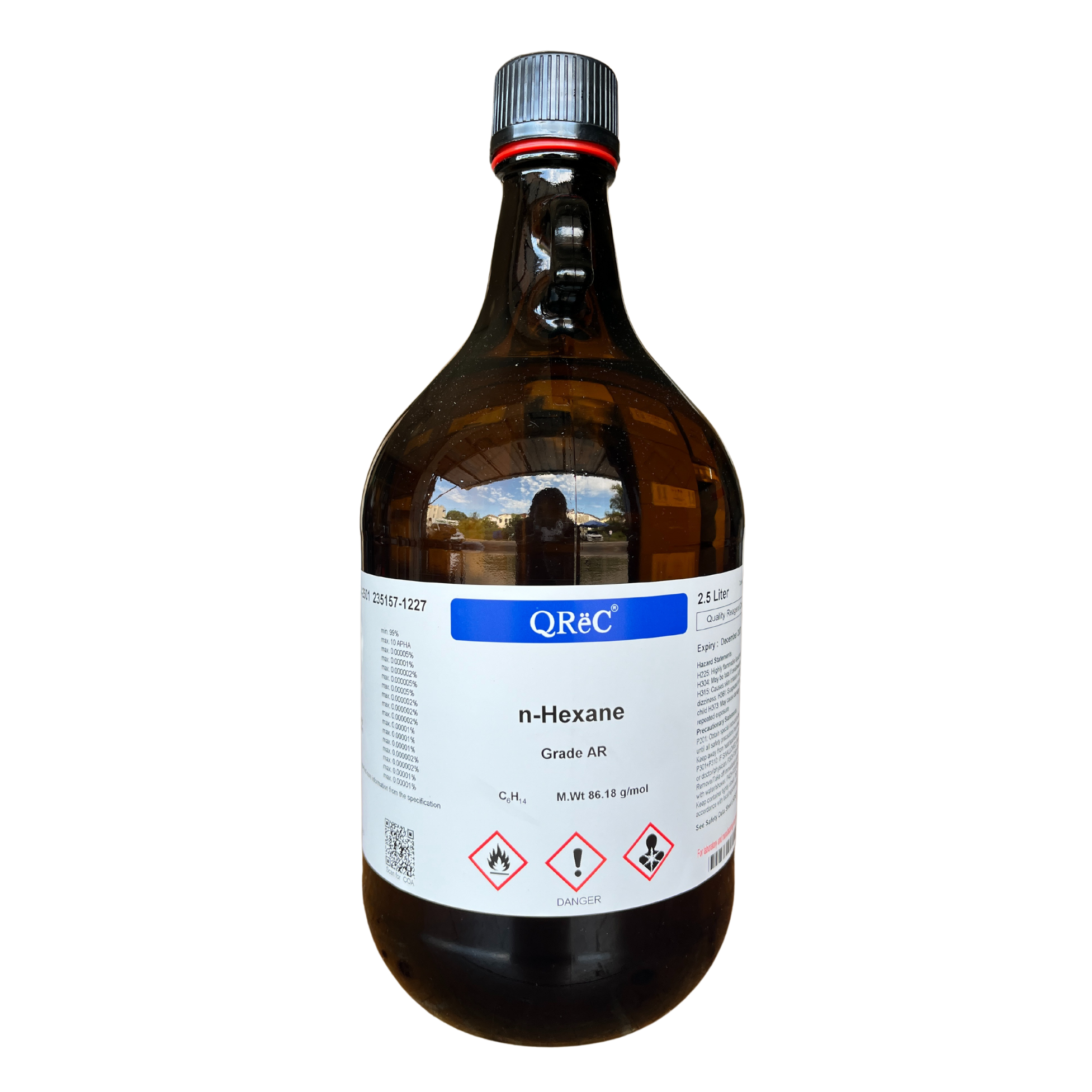 n-Hexane 99%, AR(glass) QReC™