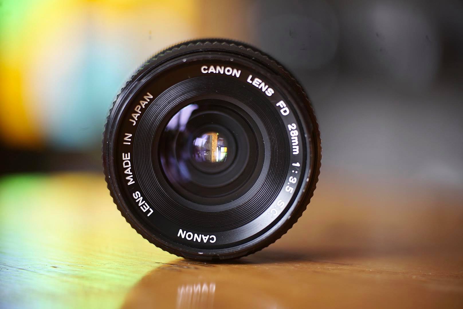 CANON LENS FD 28MM.F3.5S.C. FD MOUNT