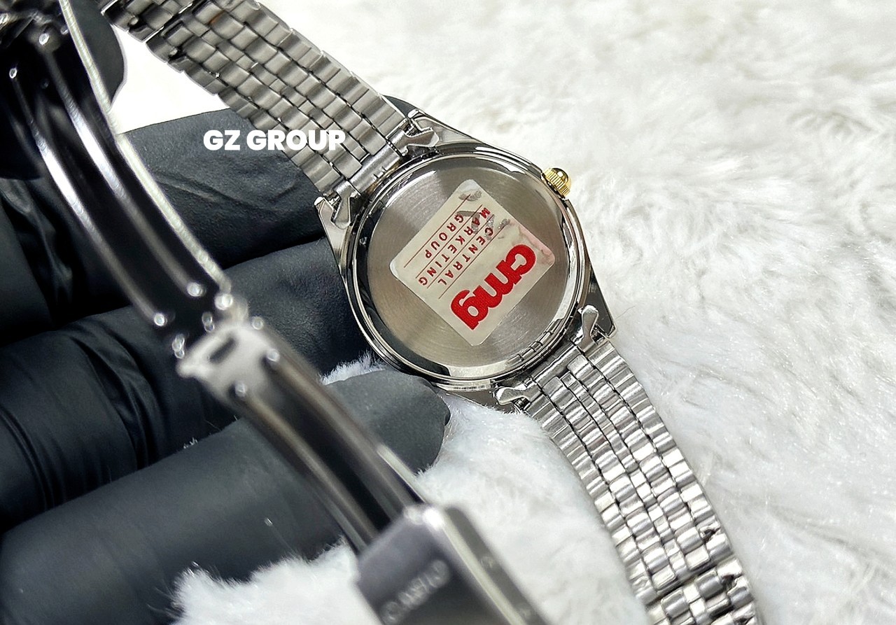 CASIO MID YEAR SALE นาฬิกาคาสิโอ พร้อมส่ง นาฬิกาข้อมือ นาฬิกากันน้ำ นาฬิกาของแท้ BTS ประกันศูนย์ CMG 1 ปี รุ่น LTP-1129G-7B นาฬิกาสีทอง