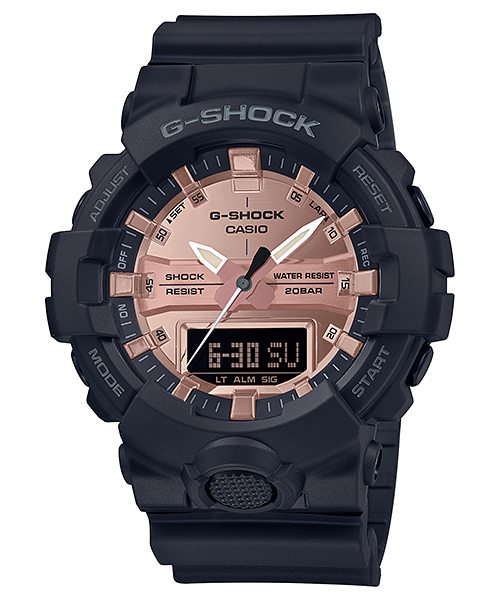 CASIO G-SHOCK นาฬิกาข้อมือ นาฬิกากันน้ำ นาฬิกาของแท้ ประกันศูนย์ CMG 1 ปี รุ่น GA-800MMC-1A นาฬิกาสีดำ