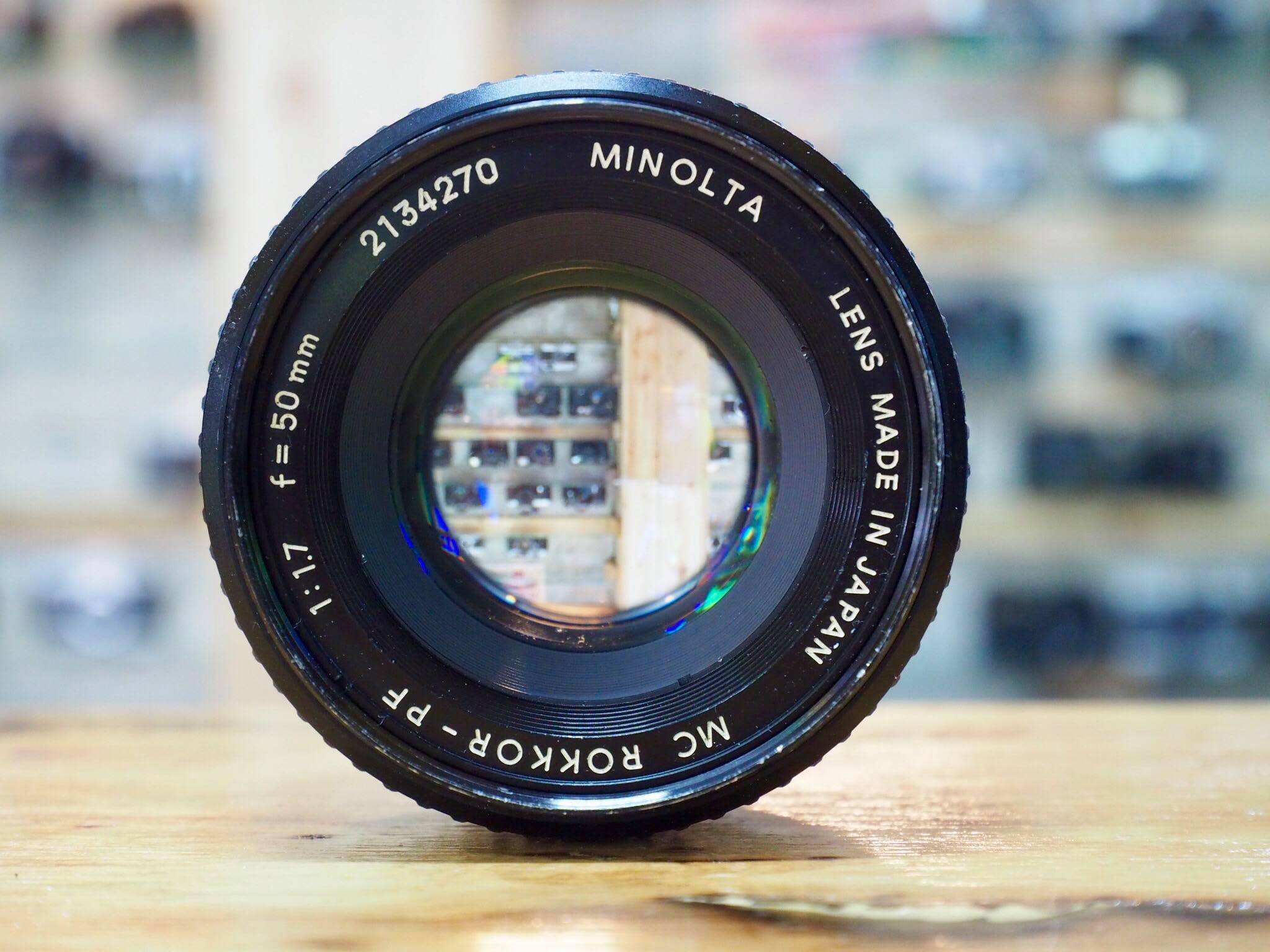 MINOLTA MC ROKKOR-PF 50MM.F1.7 MD MOUNT