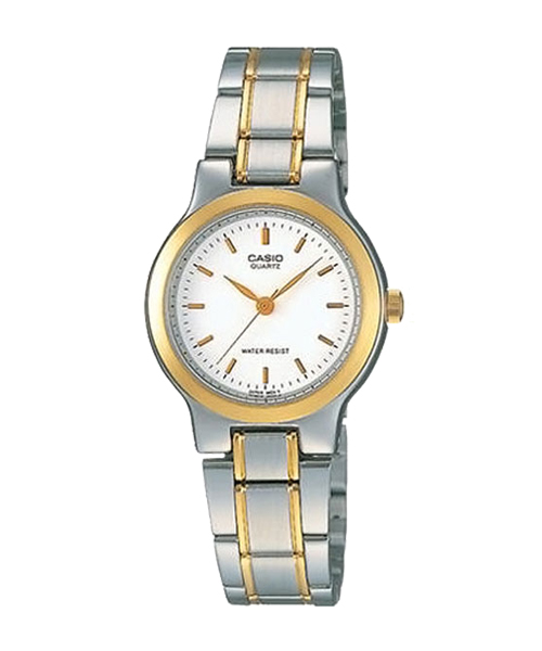 CASIO นาฬิกาคาสิโอ นาฬิกาข้อมือ นาฬิกากันน้ำ นาฬิกาของแท้ ประกันศูนย์ CMG 1 ปี รุ่น LTP-1131G-7A นาฬิกาสีทอง