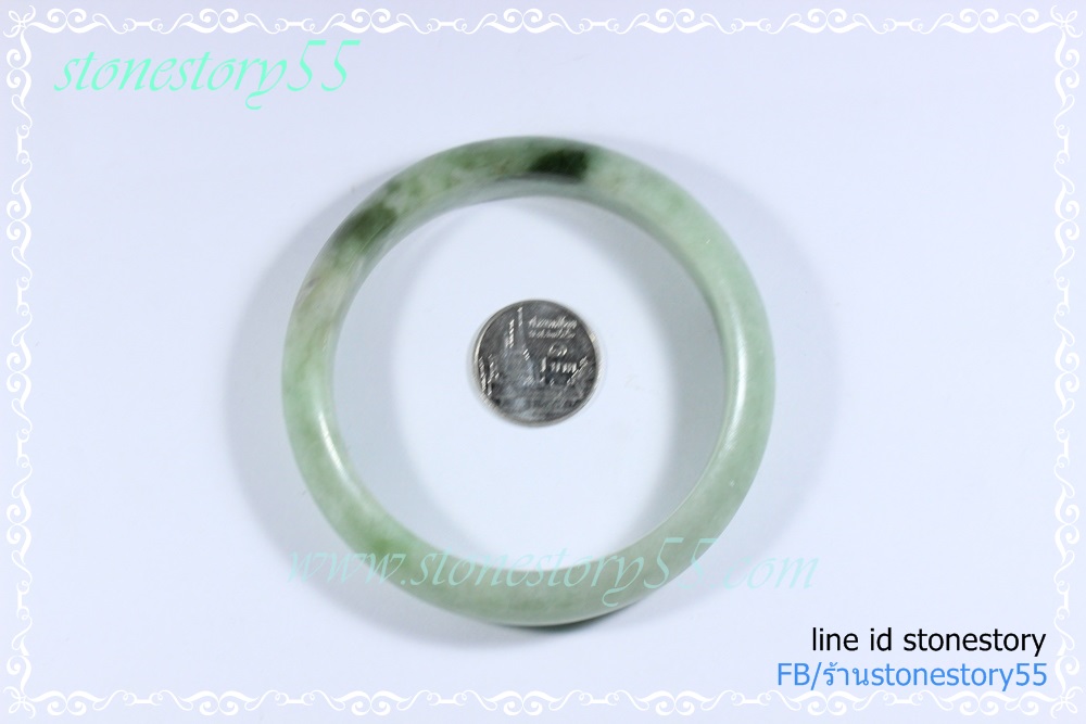 กำไลหยกเนิ้อเทียน6.1ซม