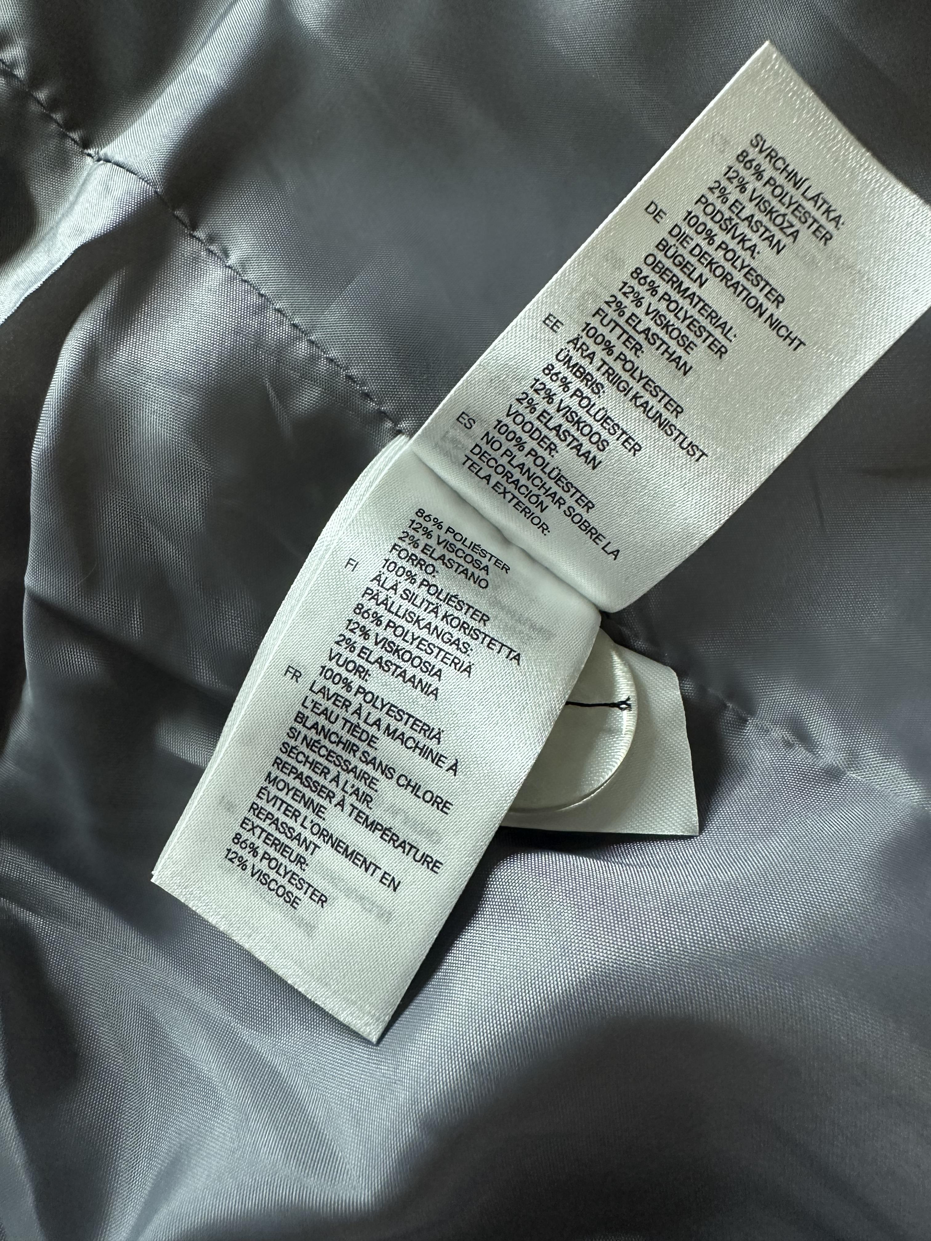 เสื้อโค้ท เสื้อกันหนาว เนื้อผ้าสักหลาด สีเทา แบรนด์ H&M