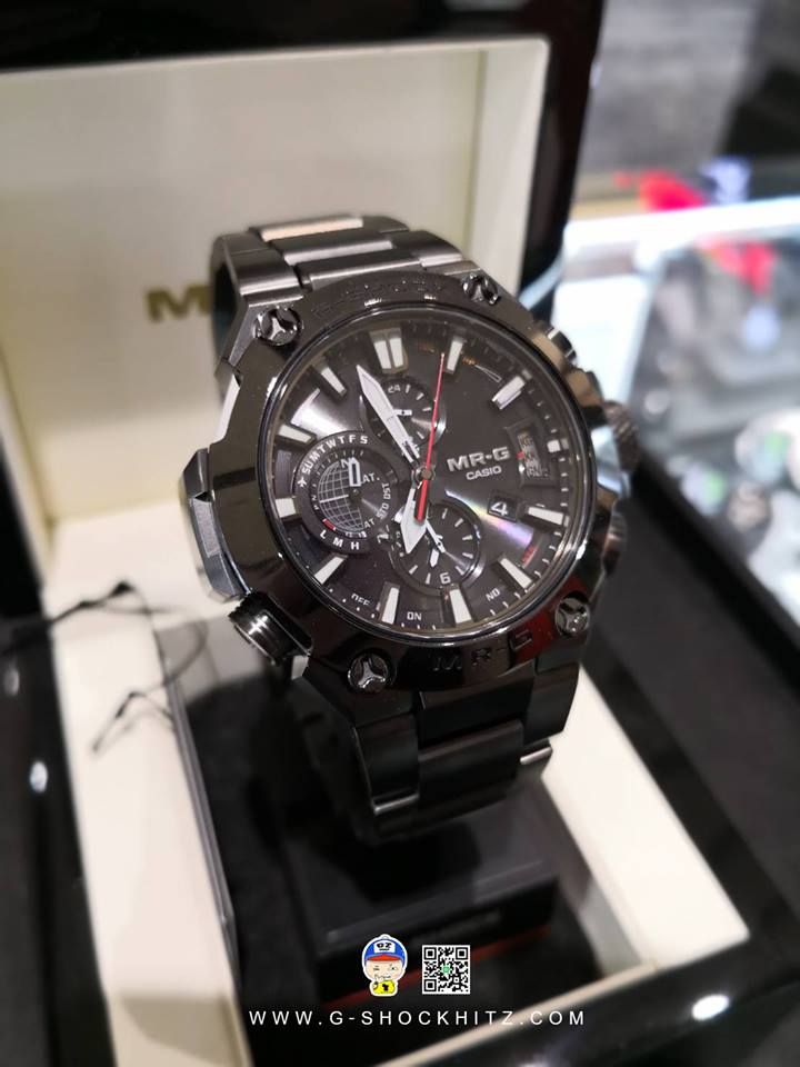CASIO G-SHOCK นาฬิกาข้อมือ นาฬิกากันน้ำ นาฬิกาของแท้ ประกันศูนย์ CMG 1 ปี รุ่น MRG-G2000B-1A นาฬิกาสีดำ
