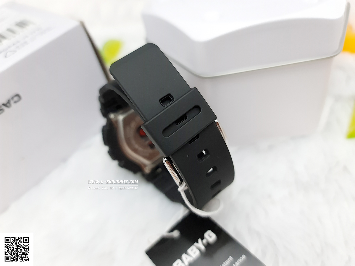 CASIO BABY-G นาฬิกาข้อมือ นาฬิกากันน้ำ นาฬิกาของแท้ ประกันศูนย์ CMG 1 ปี รุ่น BA-111-1A นาฬิกาสีดำ