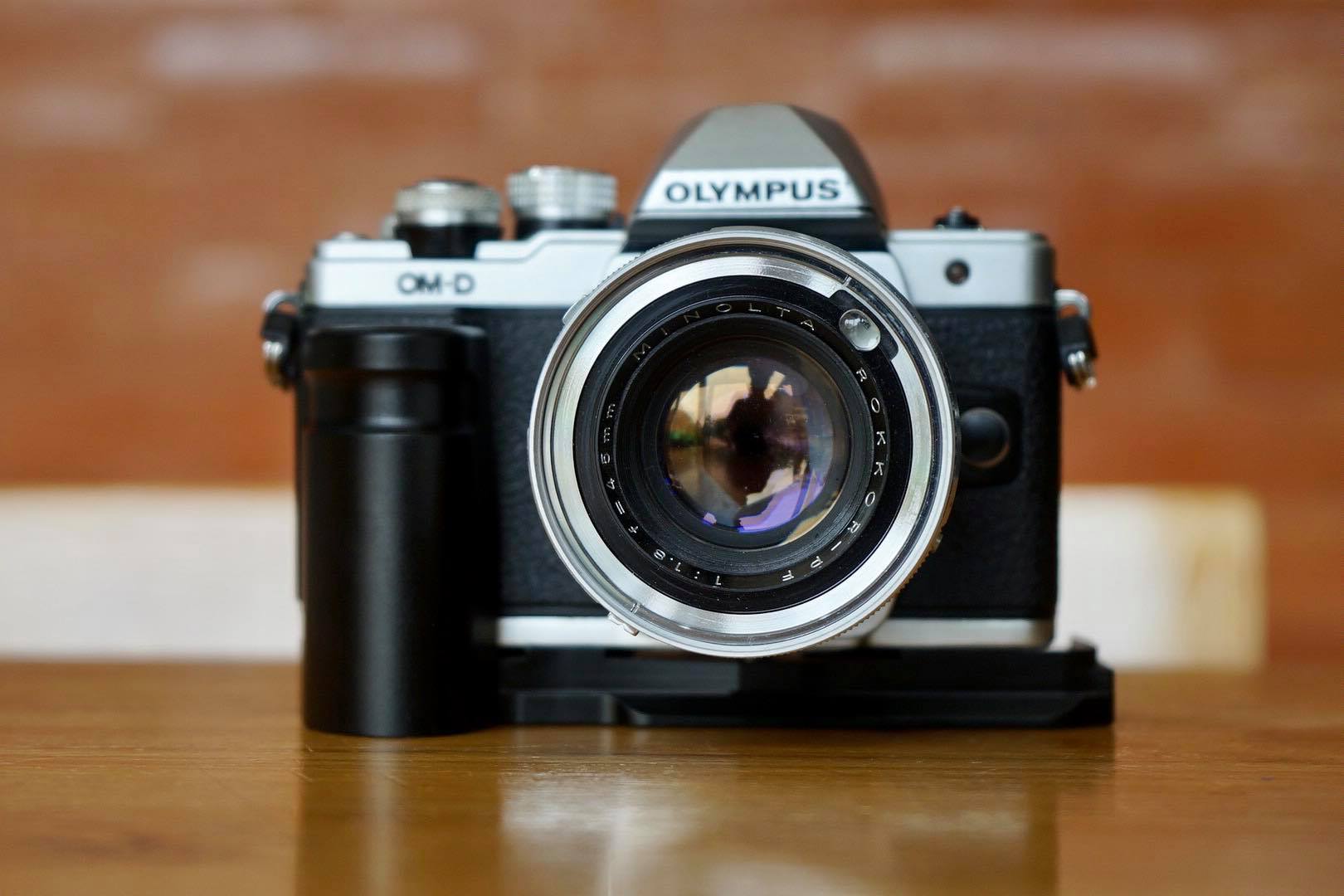 MINOLTA ROKKOR-PF 45MM.F1.8 FOR M4/3 MOUNT