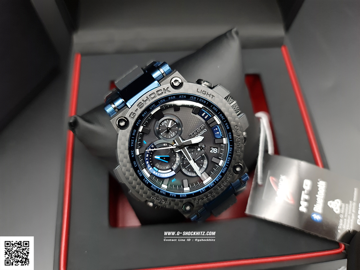 CASIO G-SHOCK นาฬิกาข้อมือ นาฬิกากันน้ำ นาฬิกาของแท้ ประกันศูนย์ CMG 1 ปี รุ่น MTG-B1000XB-1A นาฬิกาสีดำ
