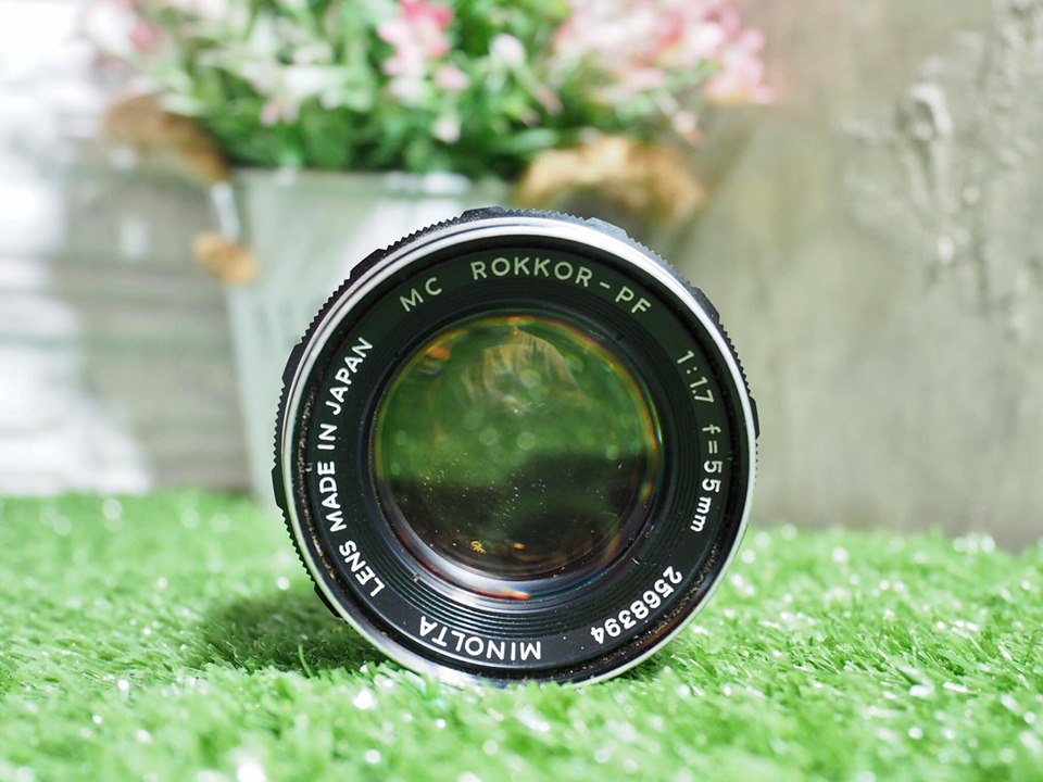 MINOLTA MC ROKKOR-PF 55MM.F1.7 MD MOUNT