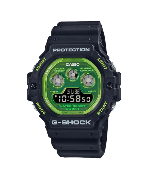 CASIO G-SHOCK นาฬิกาข้อมือ นาฬิกากันน้ำ นาฬิกาของแท้ ประกันศูนย์ CMG 1 ปี รุ่น DW-5900TS-1D นาฬิกาสีดำ