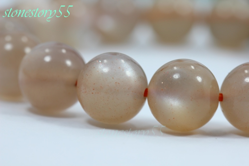 มูนสโตน สีอมชมพูมุก(10มิล)