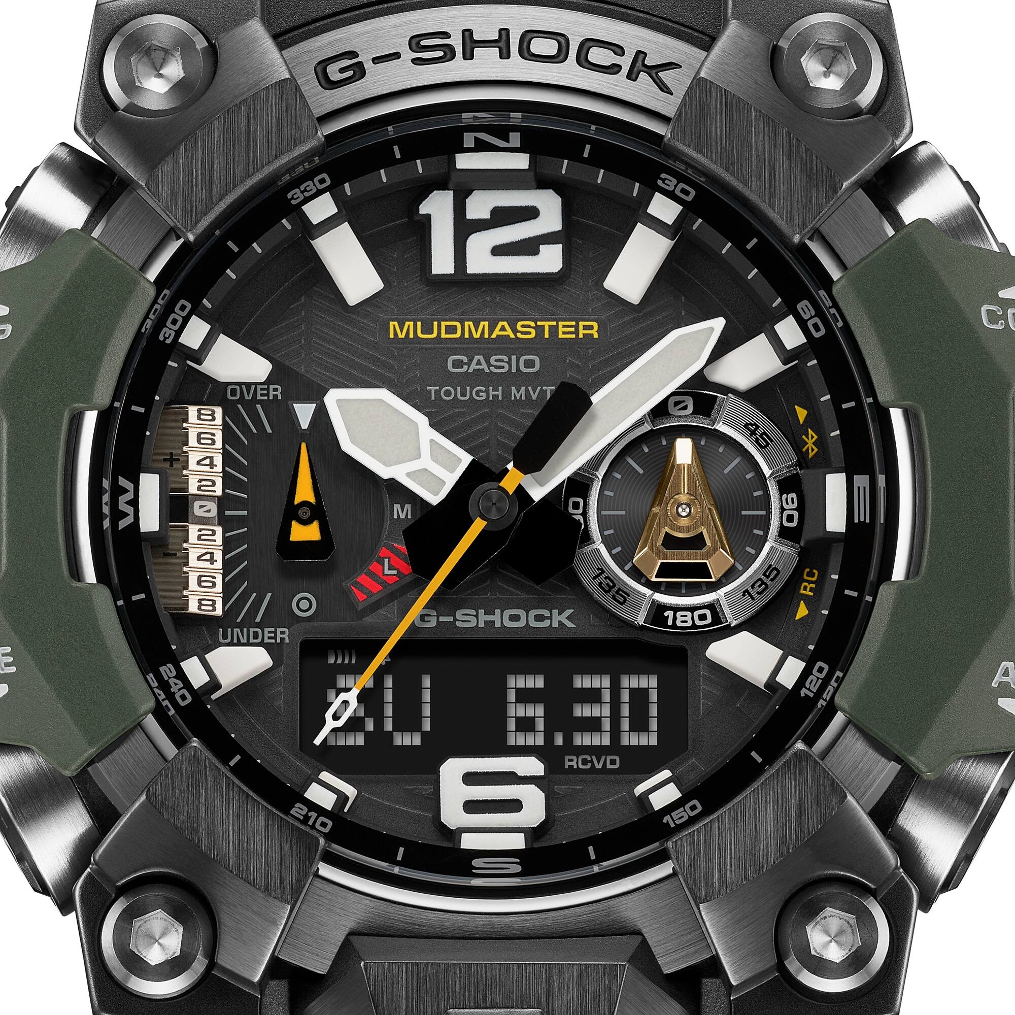 CASIO G-SHOCK นาฬิกาข้อมือ นาฬิกากันน้ำ นาฬิกาของแท้ ประกันศูนย์ CMG 1 ปี รุ่น GWG-ฺB1000-3A นาฬิกาสีเขียว