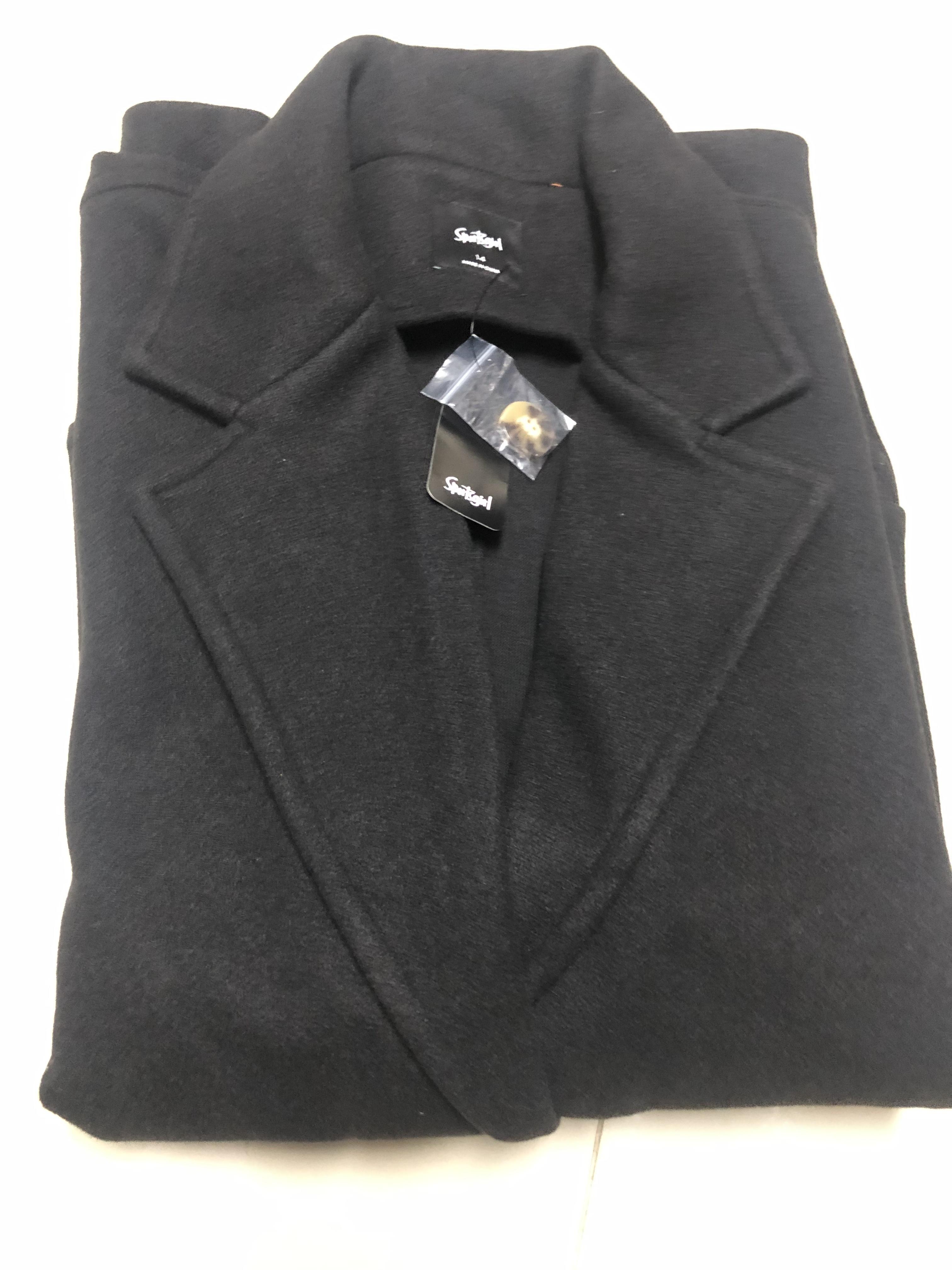 เสื้อโค้ดกันหนาว เสื้อกันหนาว overcoat โค้ทวูล สักหลาด ผสมวูล สีดำ แต่งคอปก กระดุมสองแถว แบรนด์ATCHING สำเนา สำเนา สำเนา สำเนา สำเนา ดำ