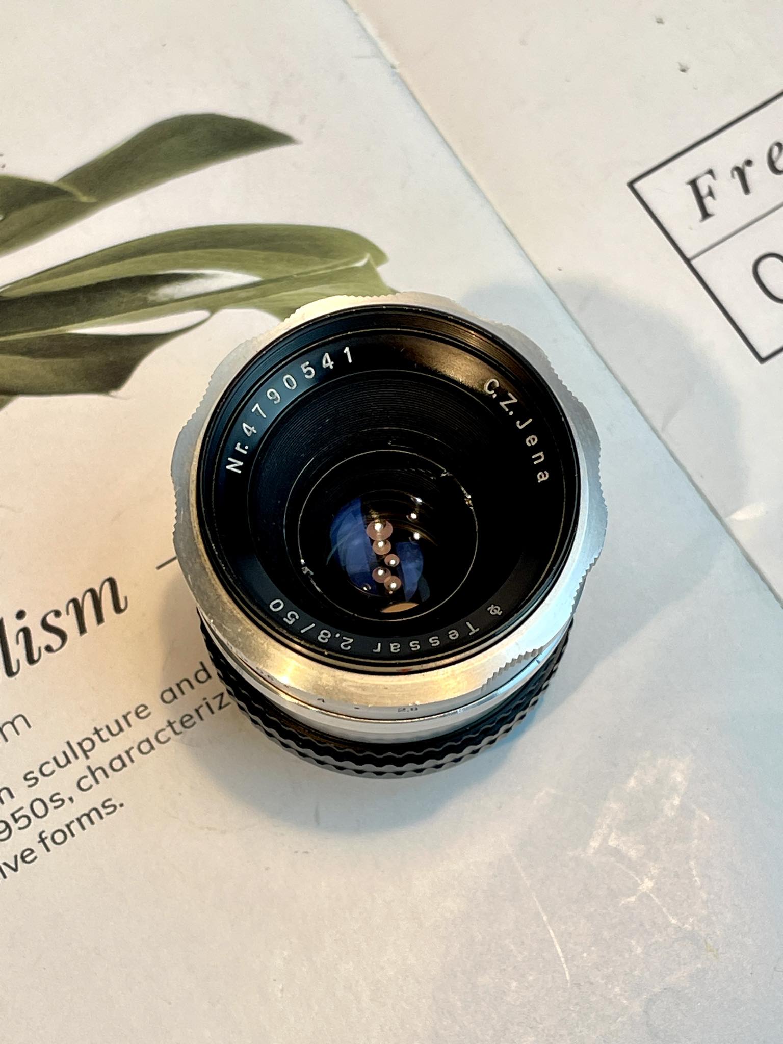 C.Z. JENA TESSAR 50MM.F2.8 Q1 MODIFIED LTM/LM MOUNT (RF COUPLING)