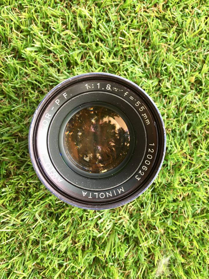 MINOLTA AUTO ROKKOR PF 55MM. F1.8 MD MOUNT