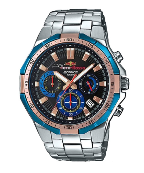 CASIO EDIFICE นาฬิกาข้อมือ นาฬิกากันน้ำ นาฬิกาของแท้ ประกันศูนย์ CMG 1 ปี รุ่น EFR-554TR-2A นาฬิกาสีเงิน