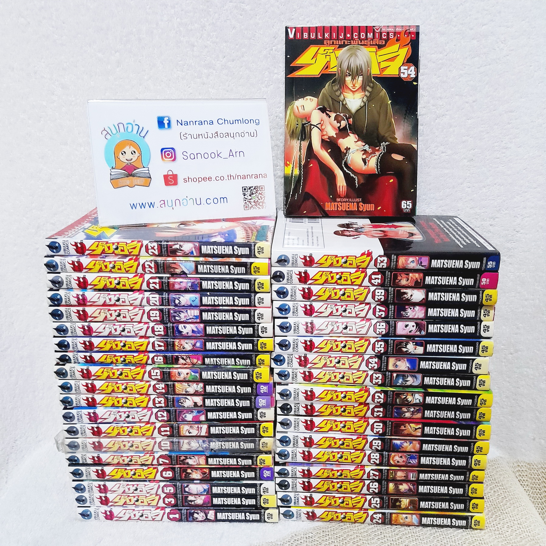 เค็นอิจิ ลูกแกะพันธุ์เสือ 1-54 ไม่จบ / *ขาดเล่ม 2,4,8,9,38,40,42-52,55-61