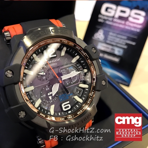 CASIO G-SHOCK นาฬิกาข้อมือ นาฬิกากันน้ำ นาฬิกาของแท้ ประกันศูนย์ CMG 1 ปี รุ่น GPW-1000-4A นาฬิกาสีดำ