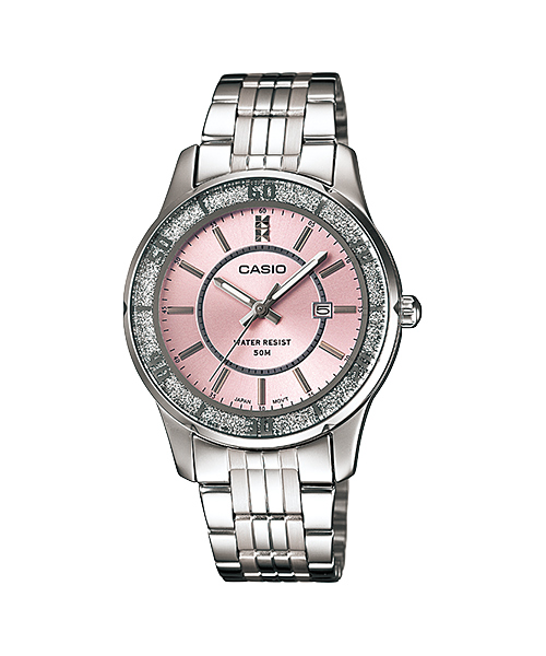 CASIO นาฬิกาคาสิโอ นาฬิกาข้อมือ นาฬิกากันน้ำ นาฬิกาของแท้ ประกันศูนย์ CMG 1 ปี รุ่น LTP-1358D-4A นาฬิกาสีเงิน