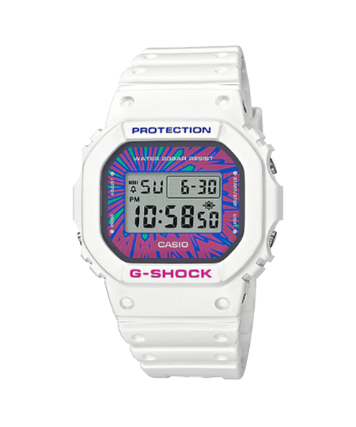 CASIO G-SHOCK นาฬิกาข้อมือ นาฬิกากันน้ำ นาฬิกาของแท้ ประกันศูนย์ CMG 1 ปี รุ่น DW-5600DN-7D นาฬิกาสีขาว