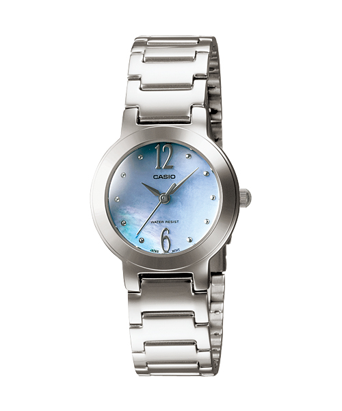 CASIO นาฬิกาคาสิโอ นาฬิกาข้อมือ นาฬิกากันน้ำ นาฬิกาของแท้ ประกันศูนย์ CMG 1 ปี รุ่น LTP-1191A-2A นาฬิกาสีเงิน