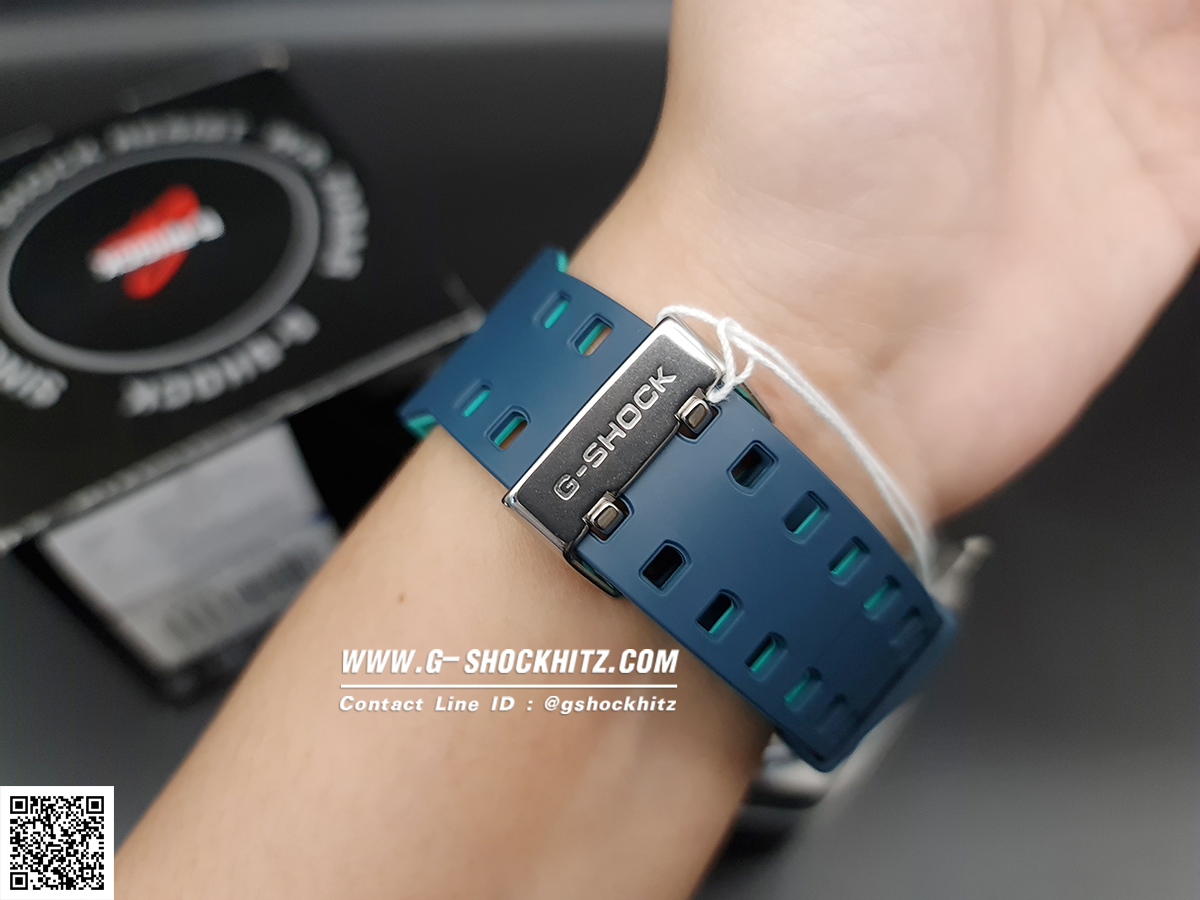 CASIO G-SHOCK นาฬิกาข้อมือ นาฬิกากันน้ำ นาฬิกาของแท้ ประกันศูนย์ CMG 1 ปี รุ่น GA-400CC-2A นาฬิกาสีฟ้า