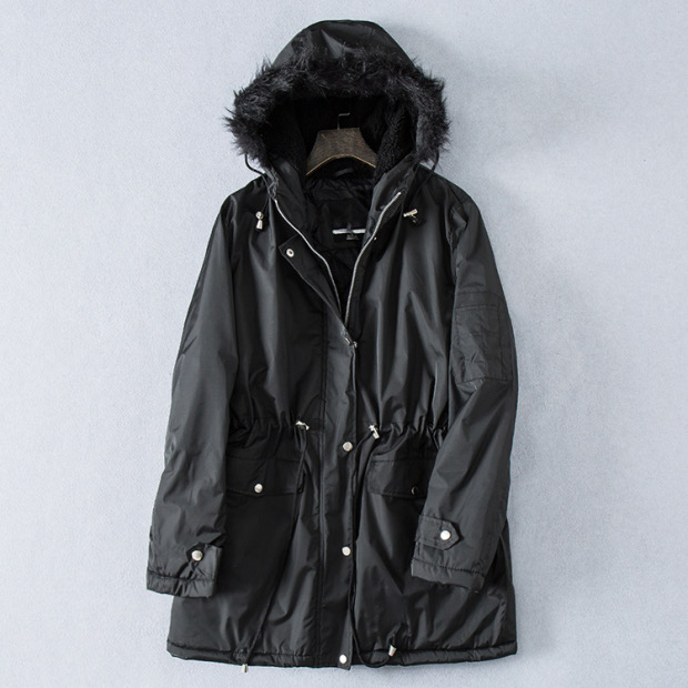 Miss london เสื้อโค้ทฮู้ดกันหนาว เสื้อปาร์กา parka สีดำ แบรนด์Miss london สำเนา สำเนา สำเนา ดำ