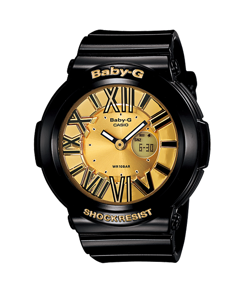 CASIO BABY-G นาฬิกาข้อมือ นาฬิกากันน้ำ นาฬิกาของแท้ ประกันศูนย์ CMG 1 ปี รุ่น BGA-160-1B นาฬิกาสีดำ