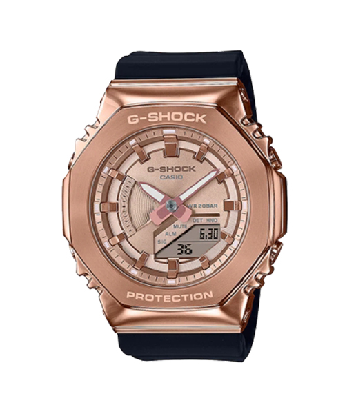 CASIO MID YEAR SALE G-SHOCK พร้อมส่ง นาฬิกาข้อมือ นาฬิกากันน้ำ นาฬิกาของแท้ ประกันศูนย์ CMG 1 ปี รุ่น GM-S2100PG-1A4 นาฬิกาสีชมพู
