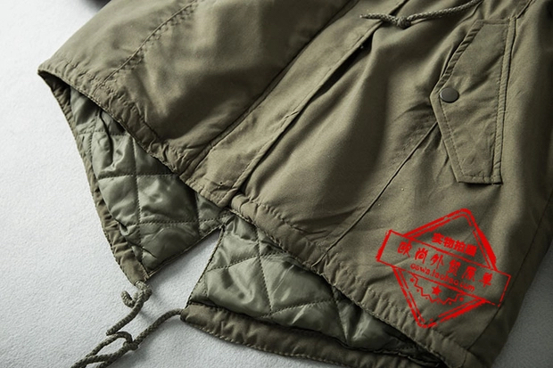 Ambiance เสื้อโค้ท ฮูท เสื้อกันหนาวparka สีเขียว แบรนด์ AMBIANCE OUTWEAR แต่งเฟอร์ บุนวมอุ่น งานสวย แนวมากคะ เขียว