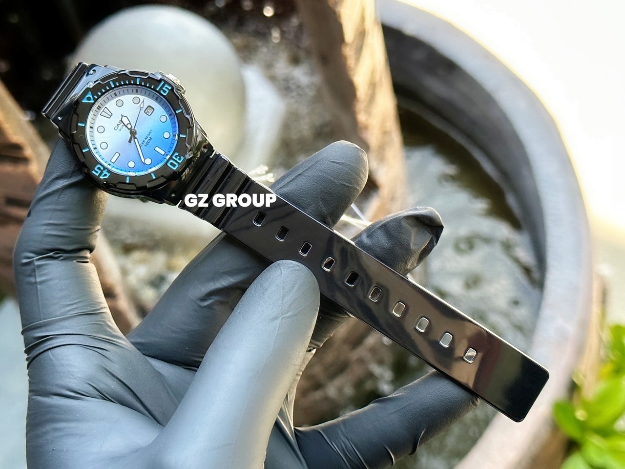 CASIO MID YEAR SALE นาฬิกาคาสิโอ พร้อมส่ง นาฬิกาข้อมือ นาฬิกากันน้ำ นาฬิกาของแท้ BTS ประกันศูนย์ CMG 1 ปี รุ่น LRW-200H-2E นาฬิกาสีดำ