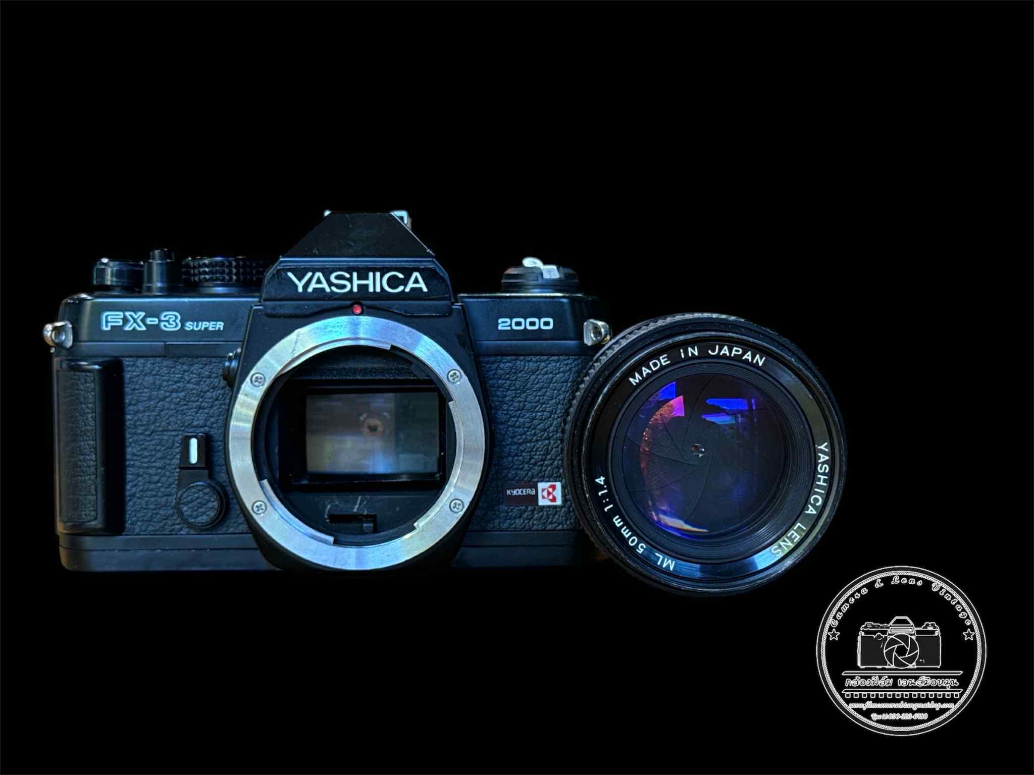 YASHICA FX-3 SUPER 2000 YASHICA ML 50MM.F1.4