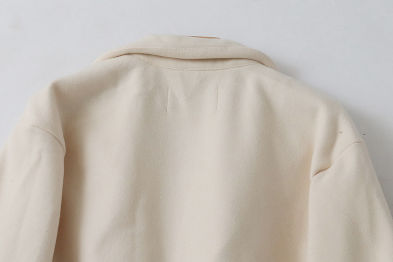 เสื้อโค้ท เสื้อโค้ทกันหนาว โค้ทวูล tailored knit coat สีเบจ แบรนด์ STRADIVARIUS สำเนา สำเนา