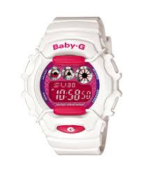 CASIO BABY-G นาฬิกาข้อมือ นาฬิกากันน้ำ นาฬิกาของแท้ ประกันศูนย์ CMG 1 ปี รุ่น BG-1006SA-7 นาฬิกาสีขาว