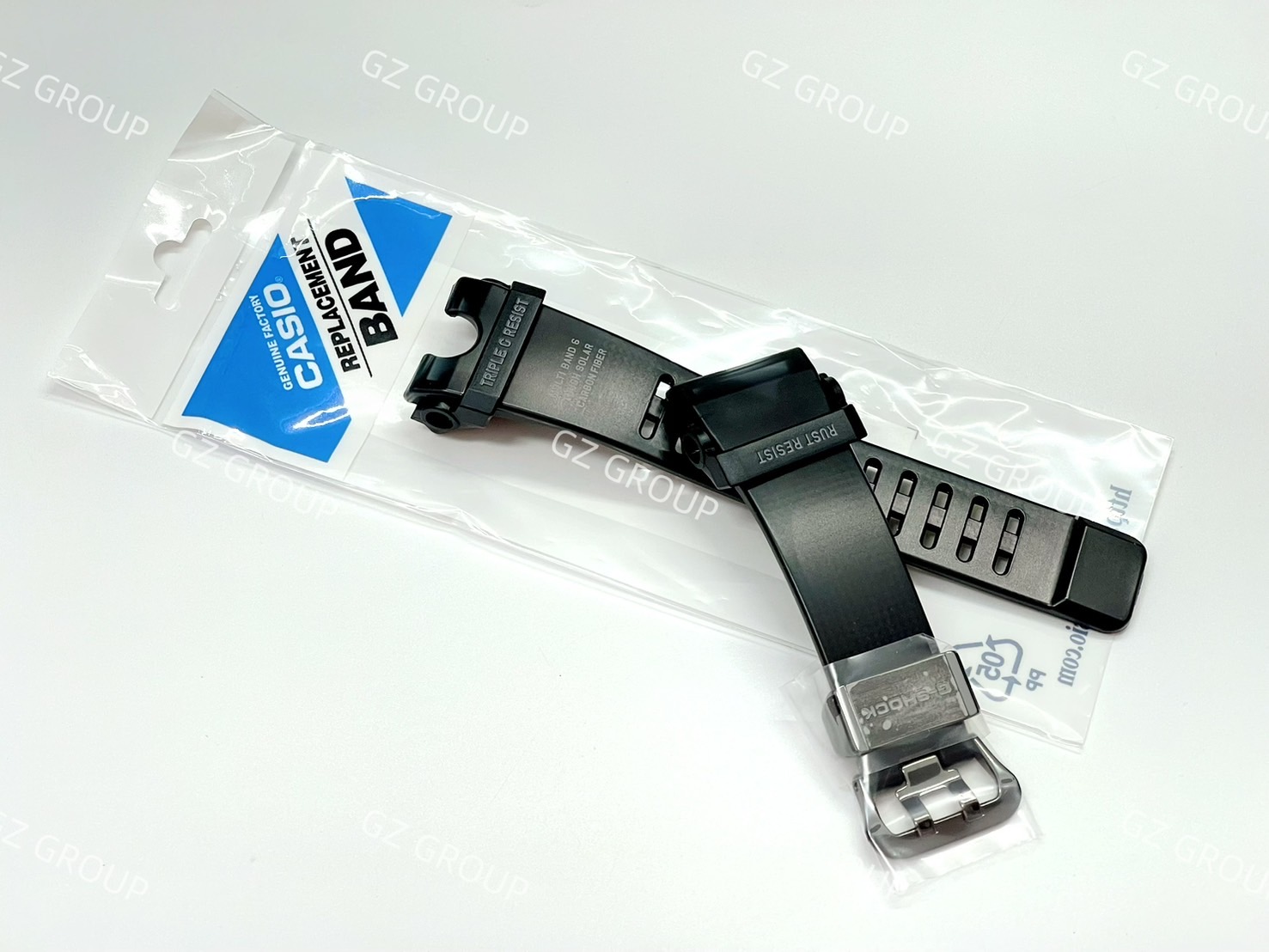 CASIO GENUINE FACTORY CASIO REPLACEMENT อะไหล่นาฬิกา G-SHOCK รุ่น GWR-B1000-1A1 อะไหล่สีดำ